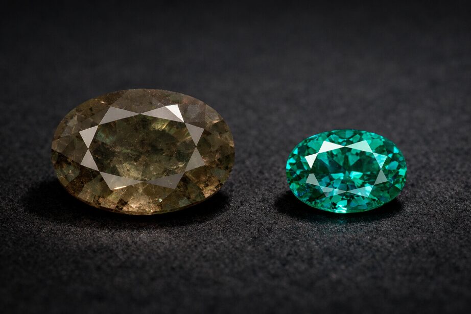 天然アレキサンドライトのルース画像