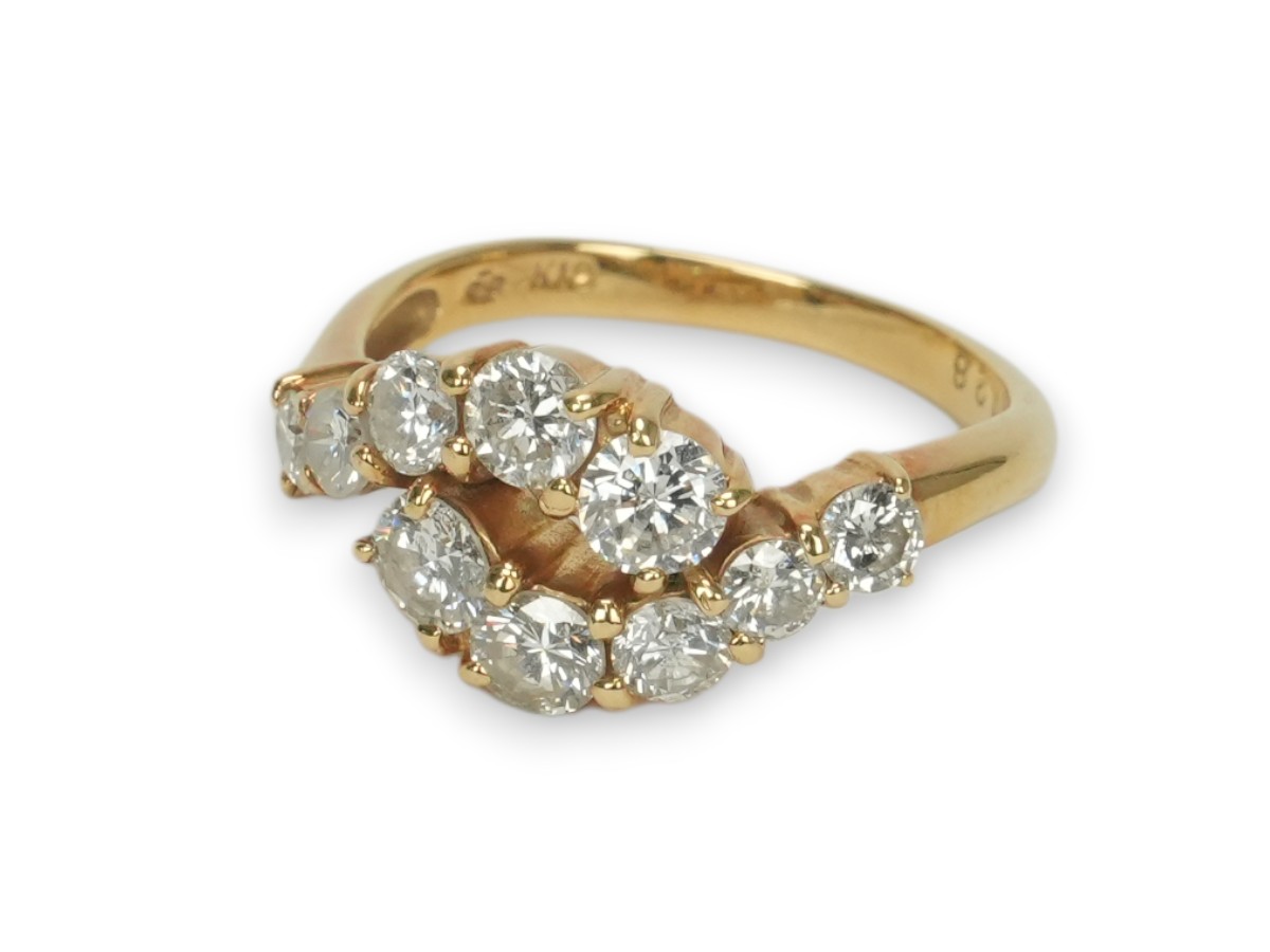 投稿記事「ダイヤモンド リング K18 1.28ct ゴールドを買取しました！」の商品画像