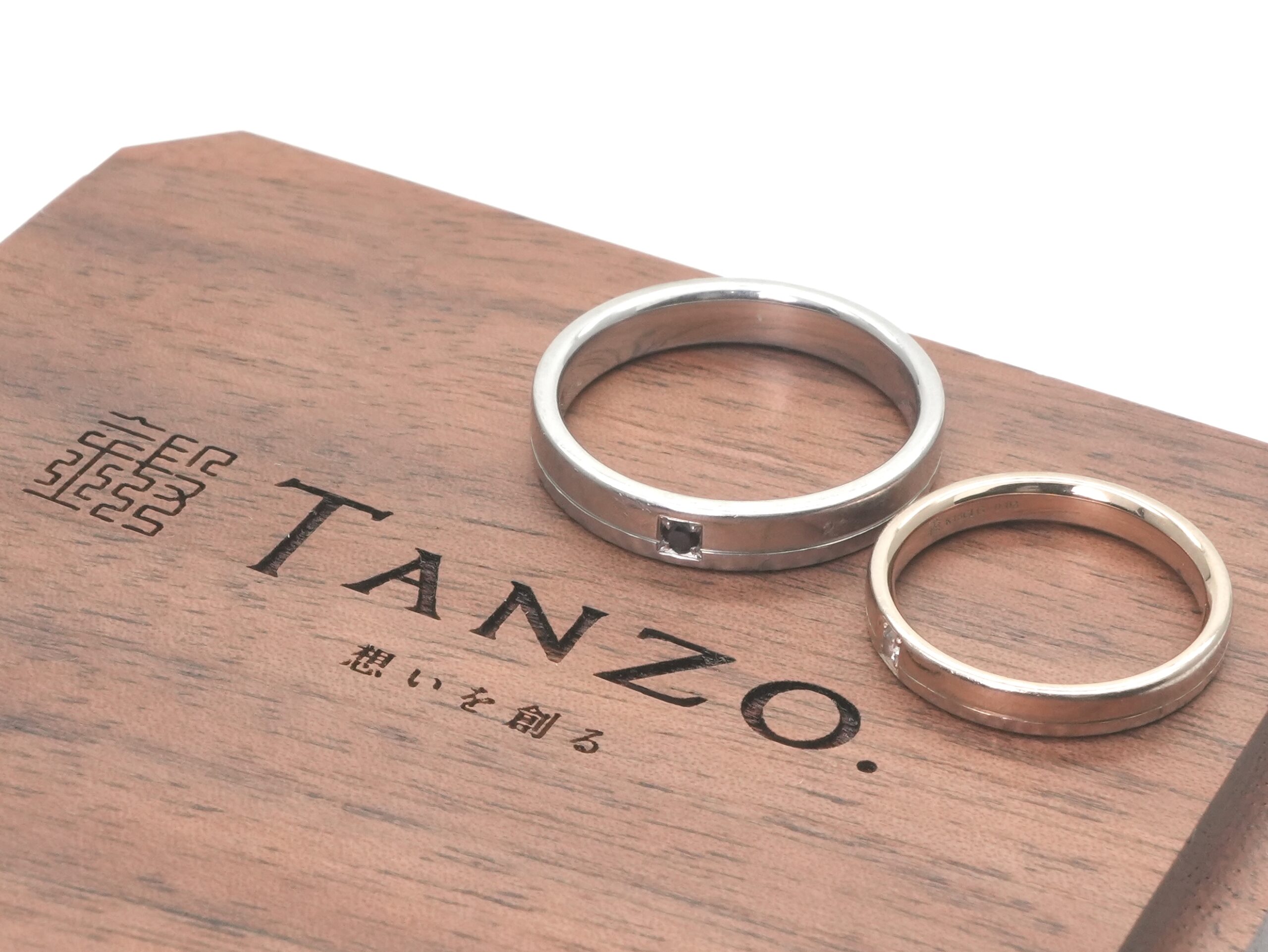投稿記事「TANZO リング マリッジリング 結婚指輪 ダイヤモンド ゴールド プラチナK18 Pt900を買取しました！」の商品画像