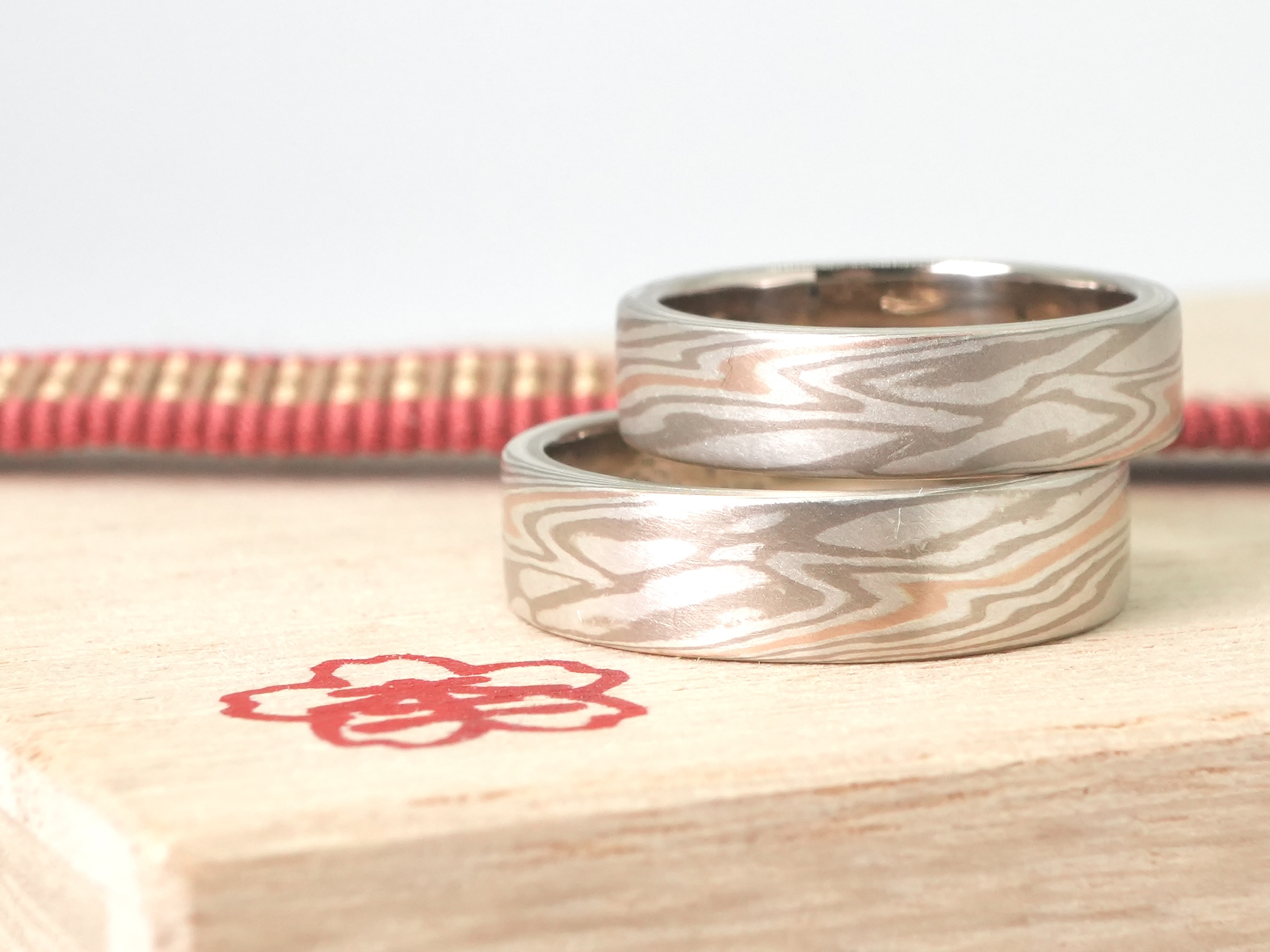 投稿記事「杢目金屋 杢目金 ペアリング K18/SVを買取しました！」の商品画像