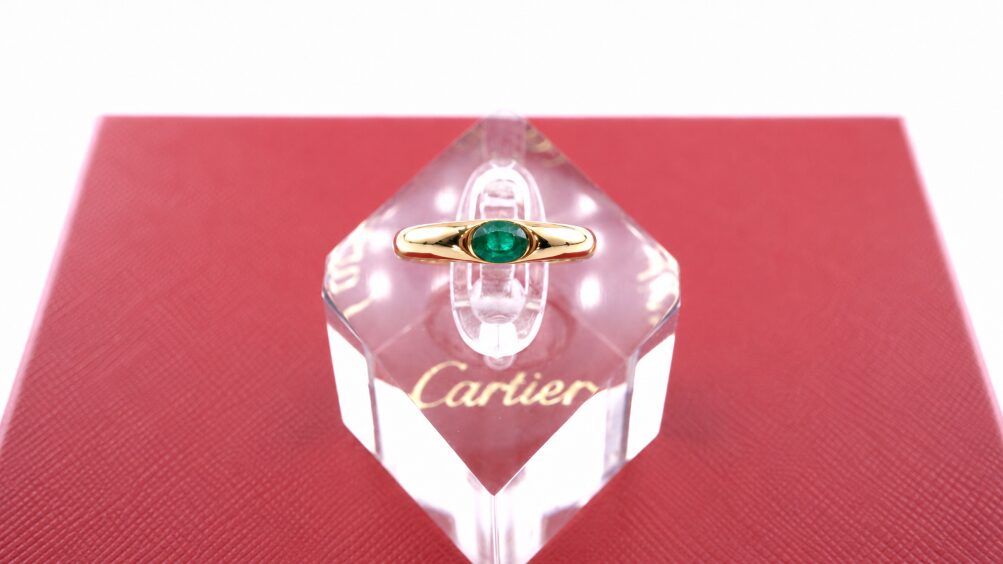 カルティエのヴィンテージエメラルドリングのイメージ画像