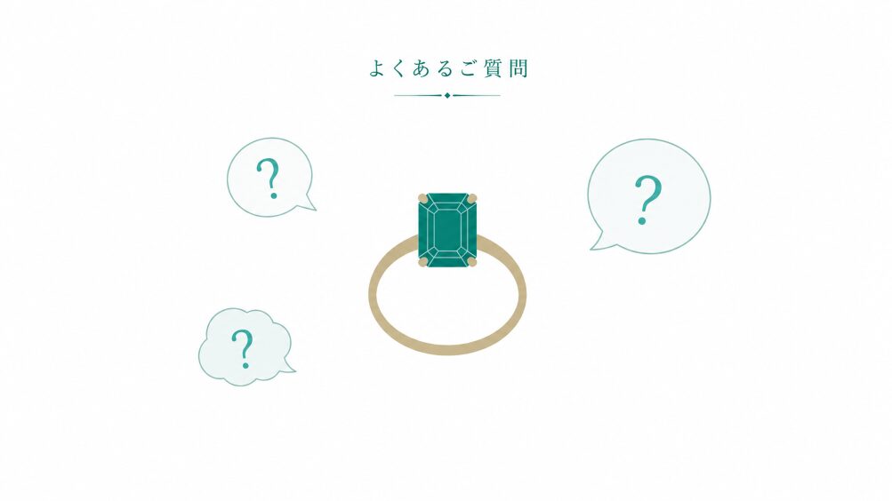 エメラルドの指輪買取に関する質問のイメージ画像