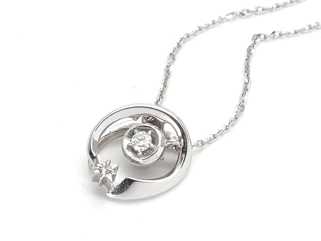 投稿記事「スタージュエリー ダイヤ ネックレス K10 0.004ct ゴールドを買取しました！」の商品画像