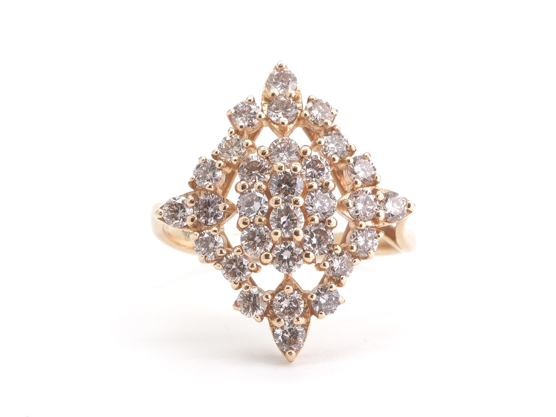 投稿記事「ダイヤモンド リング K18 1.00ct ゴールドを買取しました！」の商品画像