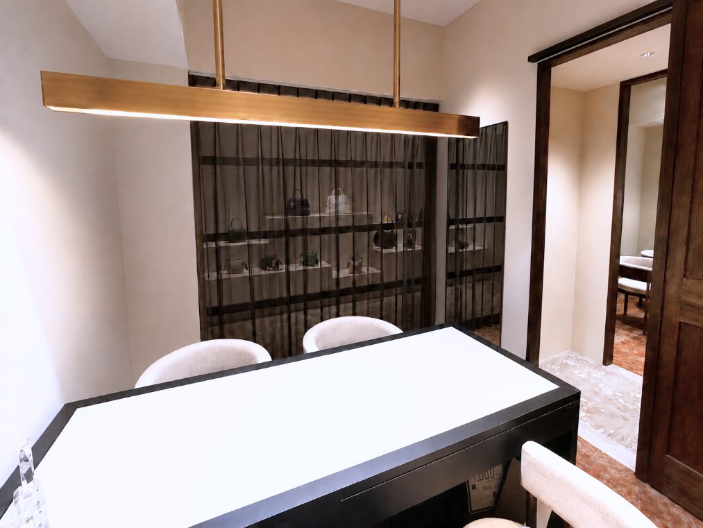 おもいお銀座店の商談ブースの写真