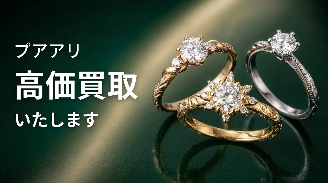 プアアリ 高価買取いたします。ラハイナ・オハナ・アロヒの婚約指輪の形を参考にしたイメージ