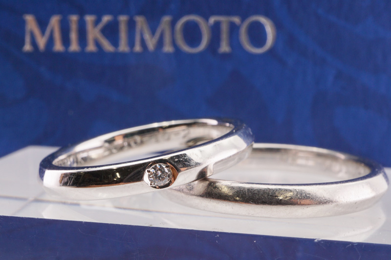 ミキモトの結婚指輪を高価買取いたしました！   銀座でダイヤ買取を